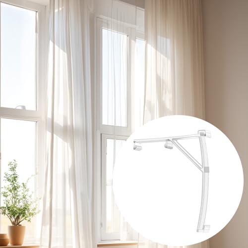 3.5 Inch Vertical Blinds Replacement Slats,Clear Plastic Valance Clips,Valance Clips for Blinds,Blind Clips Replacement,Outside Mount Window Treatment Parts(4 Pieces)
