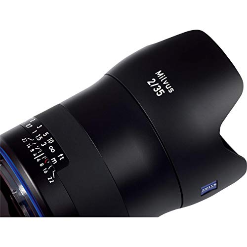 Ficha técnica Zeiss Lente Milvus ZE F2 de 35 mm Ajuste Canon - Fernando Cortés