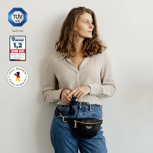 Stevige Buideltas - Leren Heuptas Buffelleer Bruin - Fana Bags