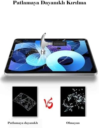 iPad 11. Nesil 2025 A16 Çip Uyumlu 11 inç Fuchsia Tablet Temperli Cam Ekran Koruyucu - Görsel 5