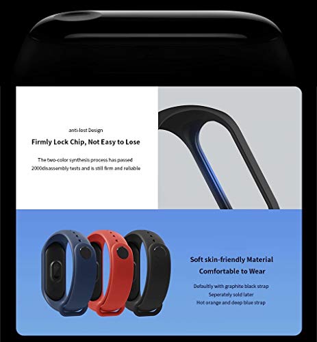 Image of WOW IMAGINE Premium Matte Silicon Wrist Band Replacement For Xiaomi MI Band 3 - Misty Blue