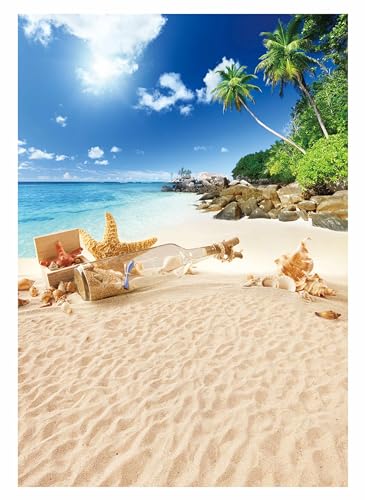 Amazon | Allenjoy 夏 トロピカル シーサイド ビーチ 背景 ハワイ