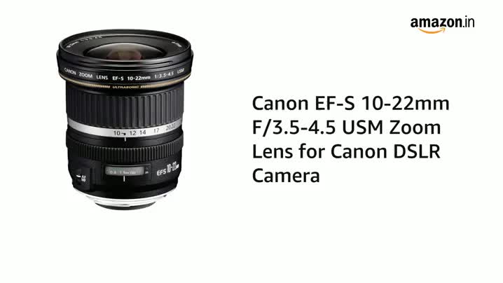 H12/5881★Canon EF-S 10-22mm 3.5-4.5 USM Canon EF-S 10-22mm f/3.5-4.5 USM Lens – Design Info