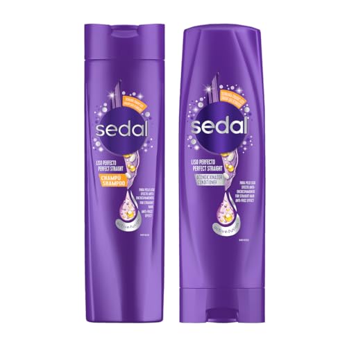 SEDAL Liso Perfecto - Shampoo y Tratamiento Acondicionador 350ml 2 pack