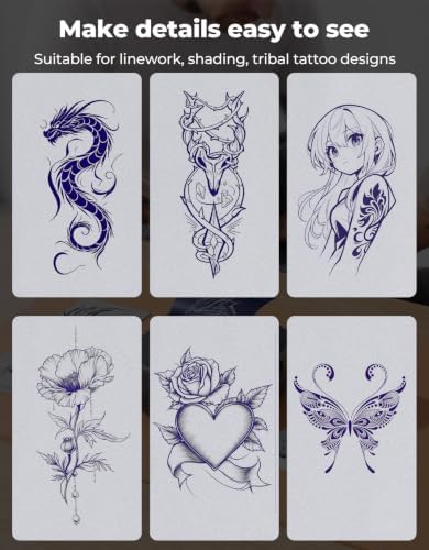 MUNBYN 2-Inch Tattoo Stencil Paper Roll for ITP07 Printer — 사진 2