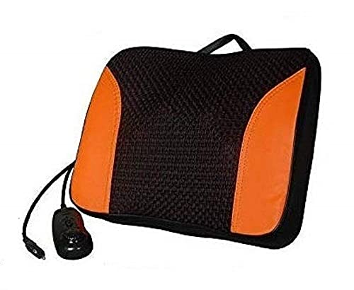 Aravli Shiatsu Massager for Chair and Sofa Electric Back for Pain Relief with Car Charger for Travelling, Home & Office- Multicolor