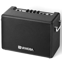 Vangoa Bass Guitar Amp, 30W Portable Bass Amplifier, Equipped with an 8-inch Speaker, Built-in Overdrive Circuit, and midrange dip Contour Switch, Suitable for Indoor and Outdoor bass Practice. - Les Beatles, Paul McCartney, John Lennon, RIngo Starr, George Harrison