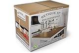 Comparison: Best Coating For Wood Countertops Retique It Wood Finish Countertop Kit – GO Beyond Faux Wood with Paintable Liquid Wood Based Primer and Gel Stain - Graining Tools Included (Countertop Kit, Barn Wood)