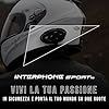 INTERPHONE SPORT HD - Doppio - Interfono da Casco Moto con Auricolari HD Hifi mm 40, 4 motociclisti, Distanza 1Km, Autonomia 20 ore - Standby 1.000 ore, TFT, GPS, Impermeabile, Universale Mod. 2024