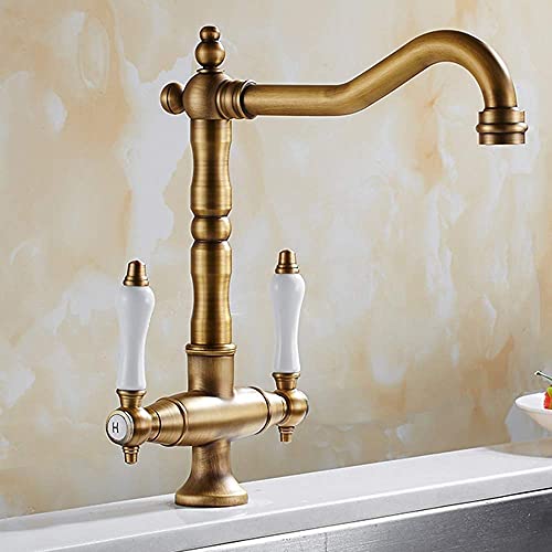 Robinet d'eau de salle de bains style pont pour lavabo vasque - 2