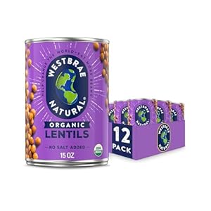 WESTBRAE 15 oz Natural Organic Lent...