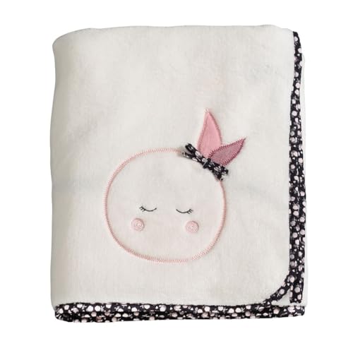 Sauthon Couverture 75x100cm en Polyester Blanc