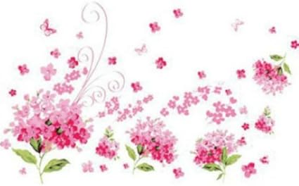 Amazon ウォールステッカー あじさい 植物 花 紫陽 花 木 ウォールシール 夏 壁紙 子供部屋 ピンク アルファベット 葉 鏡 北欧 シール 鳥 花 緑 身長計 猫 犬 窓 風景 時計 トイレ 動物 和風 空 玄関 季節