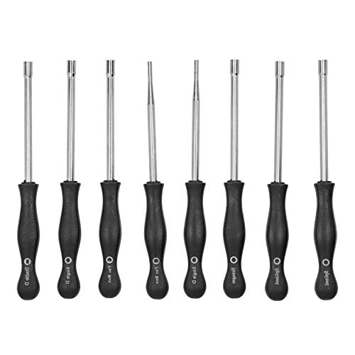 Carburator Adjusting Kit Carburetor Adjustment Tool Screwdriver Kit W/Cleaning Needles Brushes Universal for Motorcycle Blowers