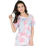 [FELLOW] フェロー ラッシュガード 半袖 Tシャツ レディース クルーネック プルオーバー 女性用 UPF50+ UVカット 紫外線対策 水着 トリコ Lサイズ