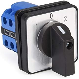 APIELE Changeover Selector Switch 3 Position 440V Universal Rotary Cam Selector (20A 8 Terminal)