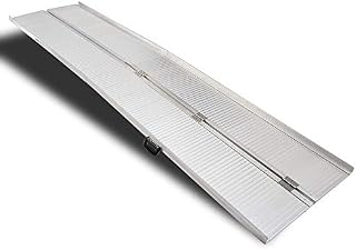 OMECAL10' Wheelchair Ramp Threshold Portable Ramps,10ft for Home Steps Doorway Stairs Aluminum Handicap