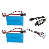 Taille：18650 2pcs 7.4V 2500mah Li - ION Batterie 18650 pour mjx T40 t40c f39 f49 t39 bg1518 bg1513 bg1515 bg1507 bg1507 1/12 RC Camion Voiture Bateau Pistolet Jouet