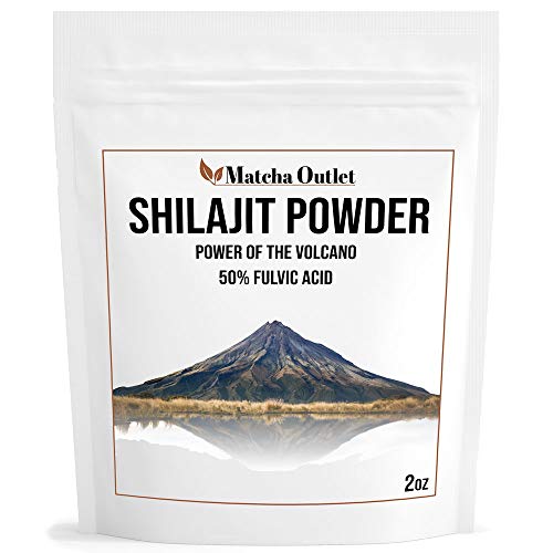 Shilajit Pure Himalayan Extract Powder with 50% Fulvic Acid - Powerful Natural Energy with Immune System Booster - 2oz