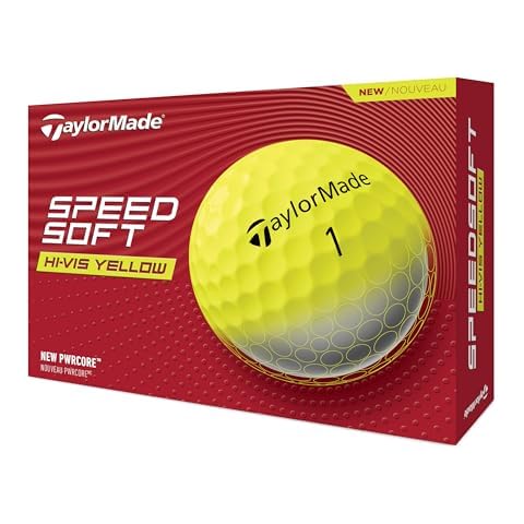 TaylorMade TM24 SpeedSoft Yellow Golf Balls Cover