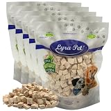 Lyra Pet® 1 kg (5 x 200 g) Hühnerbrustwürfel gefriergetrocknet Hund & Katze