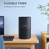 Purificadores de ar para quarto, filtro de ar HEPA verdadeiro FULMINARE H13, filtro de ar silencioso com luz noturna, purificador de ar pequeno portátil para casa, escritório, sala de... glide