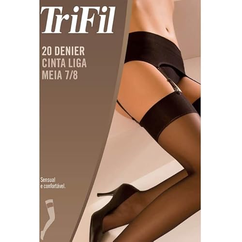 Conjunto de Cinta Liga e Meia 7/8 Trifil 6025