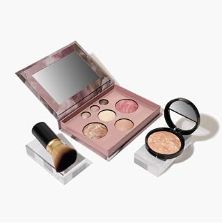 Unlock The Baked Starter Kit, Full Face Makeup Palette Set, Includes Highlighter, Blusher & Contour, Lasting Sparkling, Sculpt The Face Makeup, for Travel (Light)