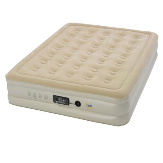 Serta Raised Queen Air Mattress with Insta III Pump