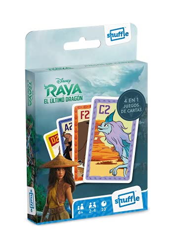 Juego de Cartas Shuffle Fun Raya (versión española) - Baraja de Cartas con 4 Juegos de Snap, Familias, Parejas y Juego de Acción, 108611792 Cover