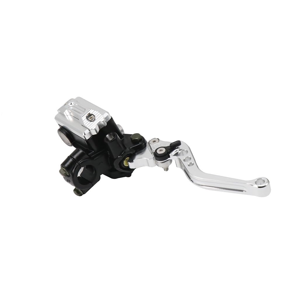 ZhanNuoBHd Brake Clutch Lever for Kawasaki for Suzuki for Alconstar-7/8 Motorcycle Hydraulic Brake Clutch Master Cylinder Reservoir Lever(Silver Right)