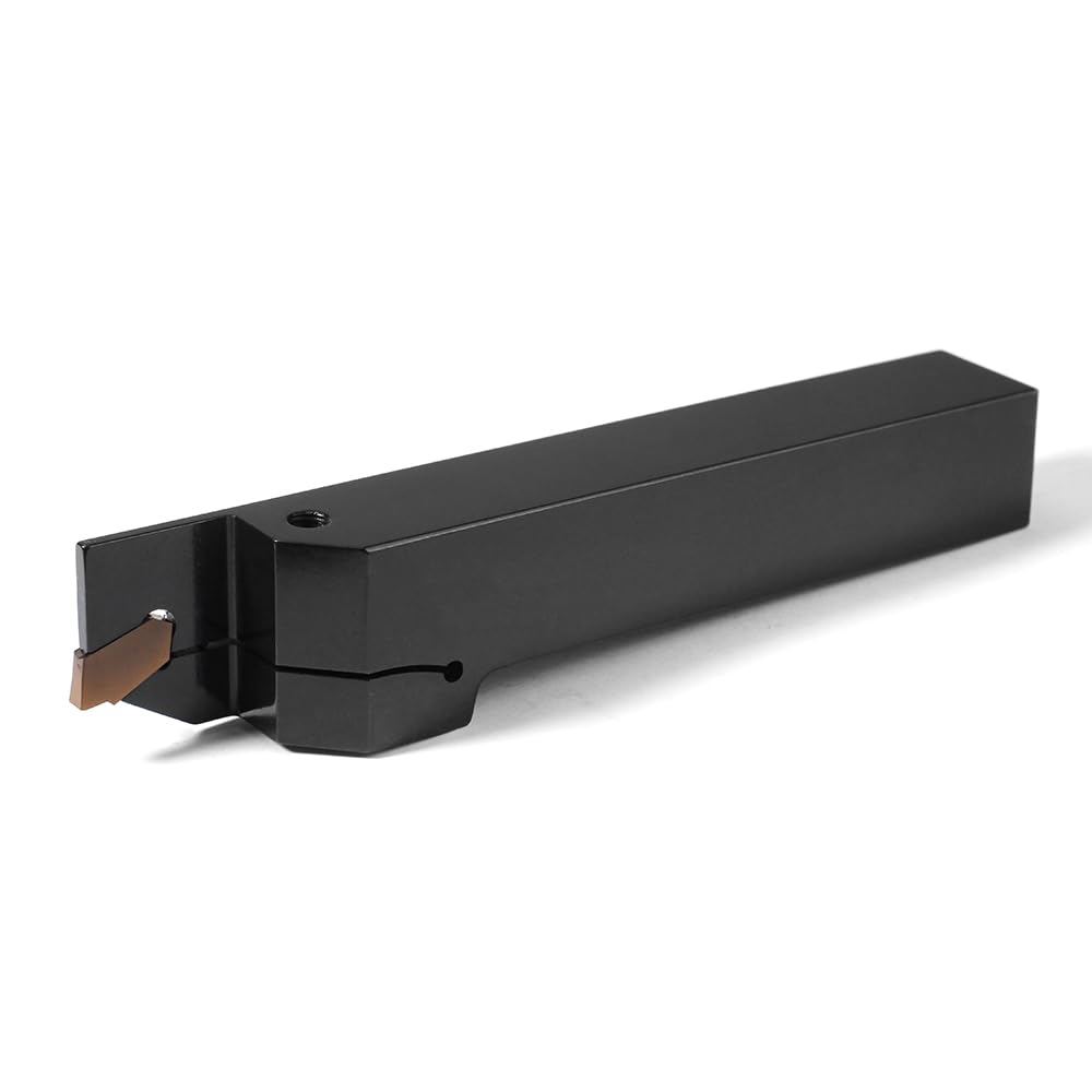 3/4"x3/4" Indexable Lathe Grooving Parting Holder QA12R-30 with 1 Piece Carbide Insert QC1403 Heavy Duty Right-Hand Lathe Cut Off Tool Carbide Inserts(QA12R-30 with 1 Piece Insert)