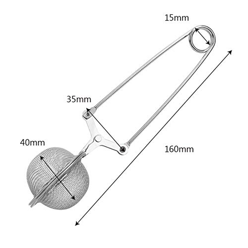 Infusor De Chá Inox Coador Peneira Chaleira Ervas Infusores