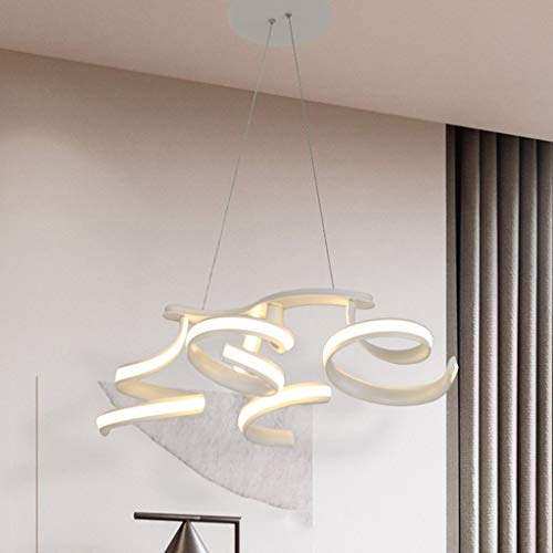 Lustre créatif moderne en aluminium acrylique de 75 cm à intensité variable - 3