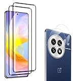 Carantee für Panzerglas für Oneplus 13 Schutzfolie, 2+2 Stück 9H Festigkeit HD Klar Kameraschutz Bildschirmschutz, Fingerabdruck-ID Kratzfest Folie, Anti-Staub Blasenfreie Bildschirmschutzfolie