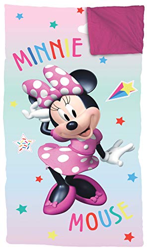 image for Jay Franco Disney Minnie Mouse Bowtique Slumber Sack - Cozy & Warm Kid