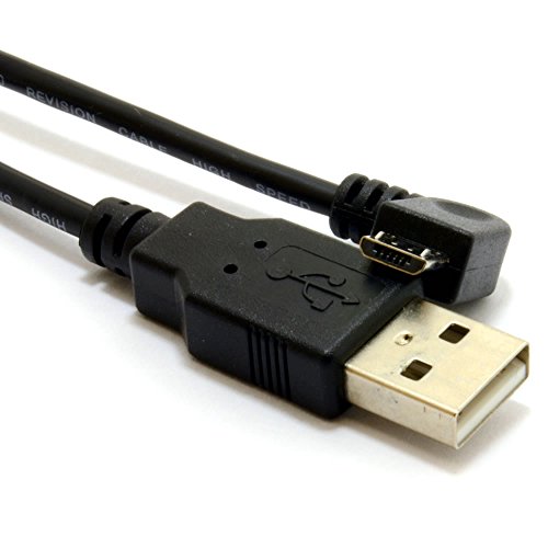 Kenable Usb 2.0 24Awg A To Right Angle Micro B Data & Charging Cable 1.5M (~5 Feet) Lead #TOP1