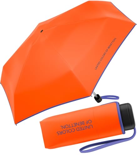 Benetton Taschenschirm Ultra Mini Flat HW 2023 - red orange