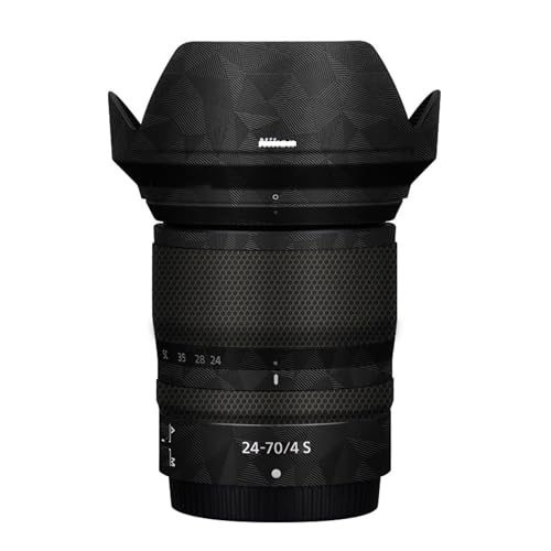 Mebont �J�����A�N�Z�T���[ Nikon Z 24-70mm f/4 S�Ή� �����Y�ɓK������ی쑕���X�e�b�J�[�ŁA�ώC�����A�ϖ��Ր�������������Y�X�L���ی�t�B�����A����(Nordic Triangle Black)