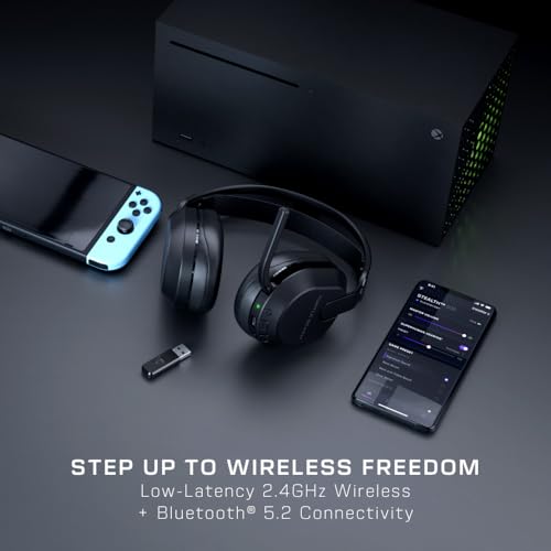 Image of Turtle Beach Stealth 500 Wireless Multiplatform Gaming Headset Renewed Xbox | Xbox Series X|S, Xbox One, PC, Bluetooth, 40mm Drivers, Rechargeable 40-Hr Battery, Flip-to-Mute Mic, Memory Foam, Black