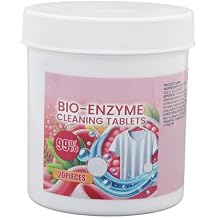 Laundry Detergent Tablets, 20 Count Bio Enzyme, Unscented, Organic, Powerful Decontamination, Prevent Fading, All Fabrics