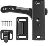 Malloryx RV Camper Screen Door Latch Handle Kit for Passenger Side - Travel Trailer Motorhome Entry Replacement Parts for Right Hand (Left Handle)