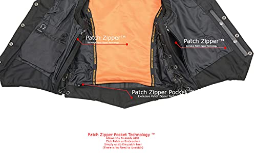 Image of Milwaukee Leather Women's Premium Classic Leather Motorcycle Rider Vest w /Adjustable Side Laces