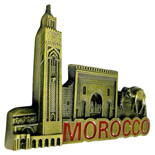 Imán decorativo para refrigerador estilo Marruecos miniatura 3