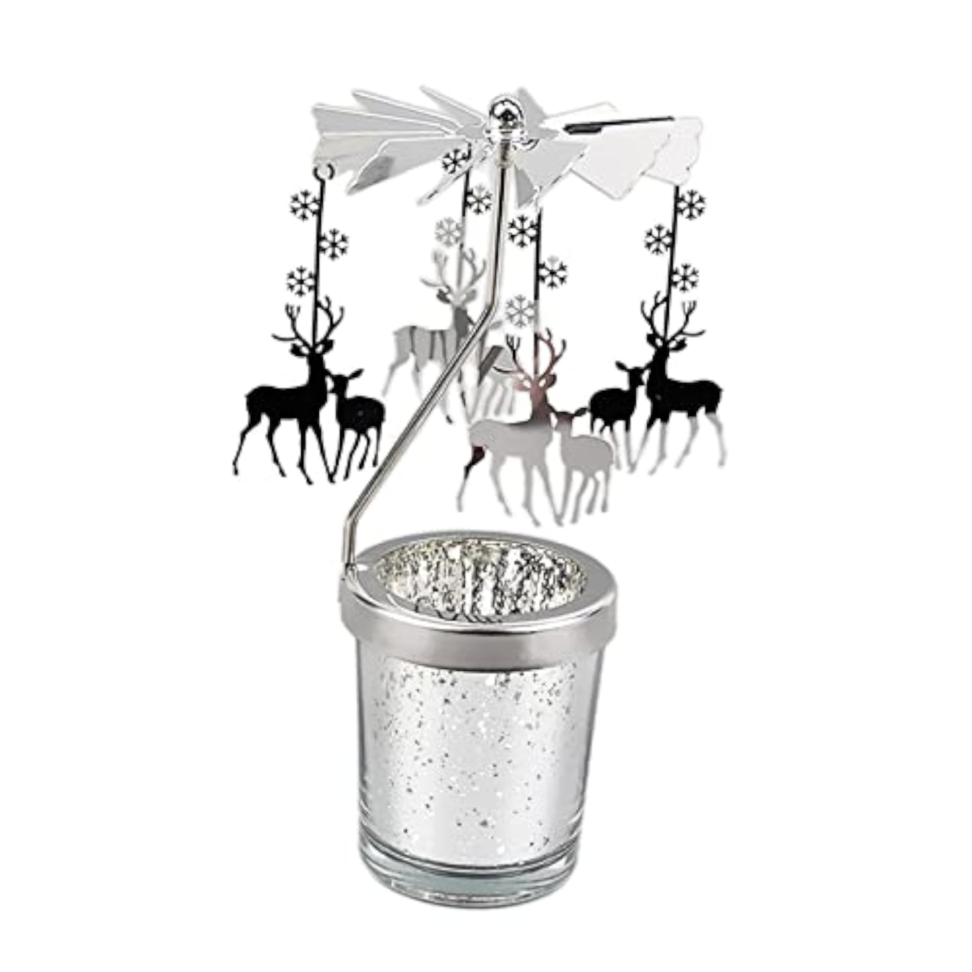 Romantic Rotating Candle Holder, Elk Design