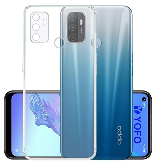 Image of Rubber Back Cover Compatible Model for Oppo CPH2127 / Oppo A53 - Transparent