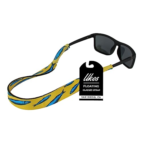 Ukes Premium Sunglass Strap - Durable & Soft Glasses Strap Designed with Floating Neoprene Material - Secure fit for Your Glasses and Eyewear. (The Baits)