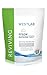 Westlab Reviving Pure Unscented Epsom Salt (1 Pack Resealable Bag 11 lb) Natural USP Grade Magnesium Sulfate. Soothes Aching Muscles. Use after Sports and Post-Workout. Foot Soaking & Relaxation