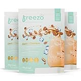 Freezo Classic Premium Blended Iced Coffee - 3 Pack | Lower Calorie Frappe, Naturally Flavored | Bag Makes 8-10 servings | Instant Coffee Powder Mix | Prepare Freezochino Latte Drinks | Serve Cold