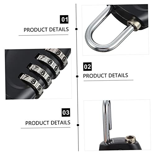 Serrures pour casier SHINEOFI cadenas à code de voyage lot de 6 verrous